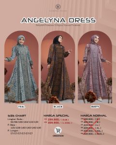 SPESIAL PRICE/ANGELYNA DRESS/NADHEERA LUXURY/DRESS MIDI/GAMIS MOTIF