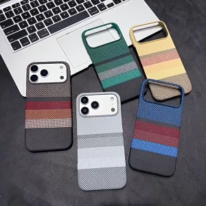 [JLK] Luxury Ultra Thin Carbon Fiber For MagSafe Magnetic Phone Case for iPhone 17 ProMax Air 16 15 Pro Max Wireless Charge Slim Cover