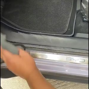 ZLWR BYD SEALION 7 แถบธรณีประตูสแตนเลส อุปกรณ์ตกแต่งคันเหยียบต้อนรับที่ทนต่อการขีดข่วนและทนต่อการสึกหรอ อุปกรณ์ดัดแปลงภายในรถยนต์