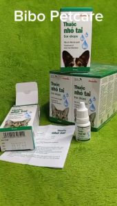 Dung dịch nhỏ tai vemedim giảm hết viêm tai ngoài cho chó mèo dể sử dụng tác dụng nhanh an toàn hiệu quả lọ 10ml