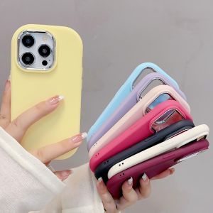 💯【เคสโทรศัพท์】 + Gratis Ongkir💯เคสสีลูกกวาดน่ารักรูปไข่สำหรับ iPhone 15 14 13 12 11 Pro Max X Xs Xs Xs Max ป้องกันการกระแทกพลาสติกซิลิโคน TPU กันฝุ่น
