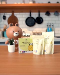 Kantong Asi Susu Bayi 100 ml Breast Milk Bag Plastik Anti Bocor Pouch Asip Steril Satuan
