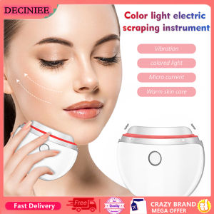Điện Gua Sha Mát Xa EMS Nâng Cơ Mặt Săn Chắc Gua Sha Ban Sưởi Trị Liệu Loại Bỏ Nếp Nhăn Cổ Cơ Thể Công Cụ Mát Xa