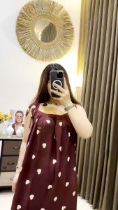 Daster Dress Tali Love Yukensi bahan Rayon Premium Busui Tali Dress Smock LD 120 Jumbo