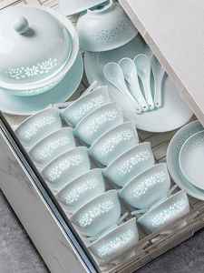 mornenjoy | High Temperature Ceramics Tableware Set Luxurious Porcelain
