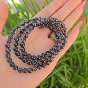 Chuỗi 3v 6li Thạch Anh Tóc Đen VIP hạt nào ra hạt nấy đẹp đến từng hạt ạ cho mệnh Thủy và Mộc - Phong Thủy TUDO