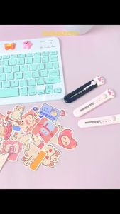 Stiker  Kucing pink Alpaca Sticker WaterProof Premium isi 25 pcs
