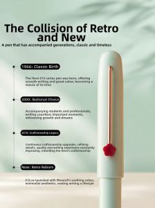 HERO | Calligraphy Dark-Tipped Fountain Pen 0.38mm