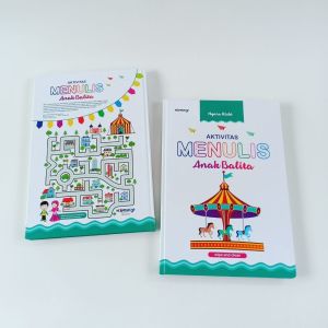 Wipe And Clean Book Aktivitas Menulis Anak Balita #1