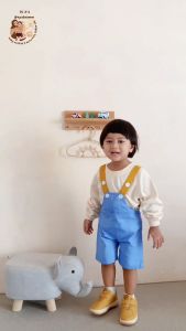 1-3 Tahun London Overall Anak Perempuan Laki-laki / Overall Anak Bahan Katun /Baju Kodok Anak Cewe / Overalll Anak Laki-Laki Perempuan