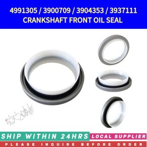 4991305 CRANKSHAFT FRONT OIL SEAL 3900709 COMPATIBLE 3904353 [LOCAL STOCK. READY TO SHIP WITHIN 24HRS. LOCAL SUPPLIER WARRANTY] EQUIVALENT: CA4991305 499-1305 710F242M FOR CUMMINS 4BT 6BT OIL SEAL FRONT GEAR COVER OIL SEAL FRONT ENGINE COVER SEAL