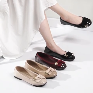 madeya - zaneta sepatu flat wanita pita sepatu kerja
