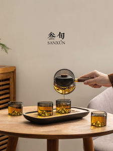 SANXUN | Automatic Side Handle Tea Pot Glass Material
