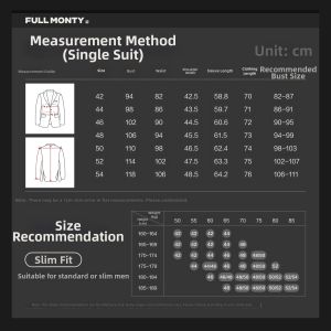 Wool Slim Fit Casual Suit Jacket