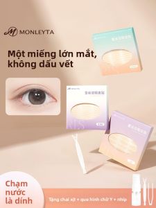 MONLEYTA | Miếng dán mắt hai mí tự nhiên vô hình cho nam và nữ loại bỏ túi mắt hình quả ô liu cắt góc mới 2025