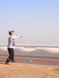 SPEEDS Bola Tenis Tennis Tali Elastis Bahan Karet Latihan Tennis Alat Latihan Bola Pantul 032-3