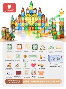 KESCOORL | Khối Xây Dựng Dán Cửa Sổ Giáo Dục Phong Cách Thiên Nhiên
