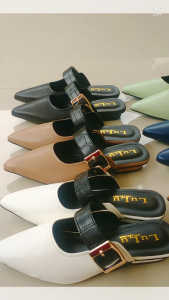 SEPATU/SANDAL WANITA SELOP TERBARU HAK RENDAH HARGA MURAH