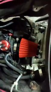 Philibs Original Motorcycle & Scooter Mushroom Head Air Filter: Large Air Volume & Foxi Element