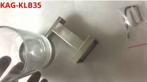 Kệ ly KAG-KLB35 bao gồm 2 ly thủy tinh để bàn chải kem đánh răng giá ly đế đúc vuông cao cấp inox 304 Nhật Bản sang trọng thiết kế tuyệt đẹp