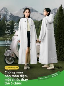 QUANYAN | Áo Mưa Dài Cho Đi Xe Tự Động Chống Thấm Nước