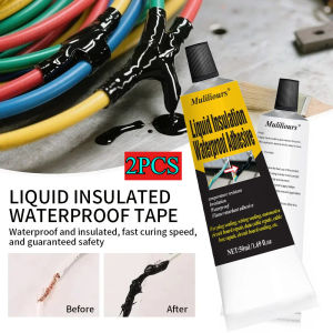 Liquid Electrical Tape Insulating Glue for Cable Repair Flame Retardant Waterproof Heat Resistant for Wood Plastic Metal Surface