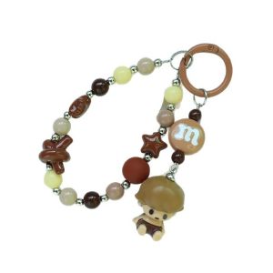 Beaded Cute DIY Mobile Accessories Small Pendant Cartoon 3D Crying Baby Keychain Bag Doll