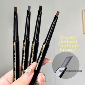 Long-Lasting Waterproof Eyebrow Pencil for Beginners Natural Looking Easy to Color Dual-Ended Brow Pen No Smudging