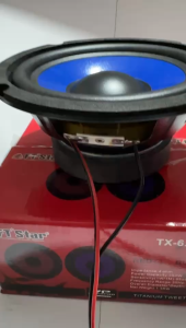 FT STAR 6.5 inch 350Watts Subwoofer Speaker 6.5inch Dual Cone Car Speaker TX-UBS6.5(RANDOM COLOR)