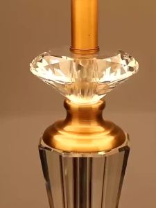 Standing Lamp Nordic Stand Lamp Light Standing Light Floor Lamp Stand American Light Luxury Crystal Floor Lamp Wear-Resistant and Durable 落地灯
