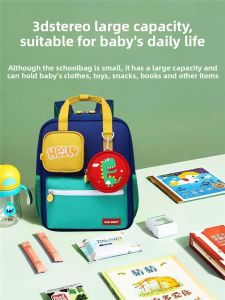 MONLEYTA | Authentic Sun Yat-Sen Backpack Primary School Students Grade Two To Six Boys And Girls Spine Protection Double Shoulder Backpack