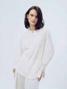 edition | Light Living Henry Collar Long Sleeve T-Shirt