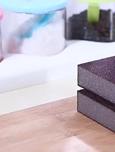 ฟองน้ํามหัศจรรย์ ฟองน้ํานาโน ฟองน้ําทําความสะอาด ฟองน้ําเมลามีน เช็ดคราบ คราบฝัง ขจัดคราบสนิม คราบดําก้นกะทะ Magic Sponge