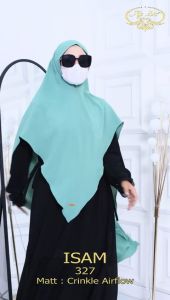 BISA COD Hijab Syari Kepala Soft Pet Antem Kode ISAM Bahan Kringkel Premium By Ory AjeZas Collection