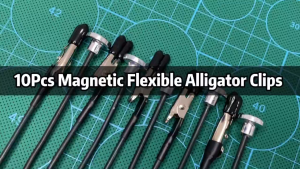5/10PCS Alligator Clip Stick with Magnet Flexible Metal Wire for DIY model Painting Stand