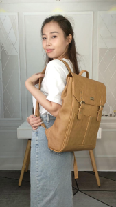 Balo đựng laptop 15.6 inch ba lô công sở nam nữ nắp gập IDIGO UBP2 - 6031