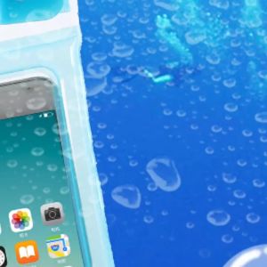 Three-layer Waterproof Bag three-fold inflatable Waterproof Bag for mobile phone