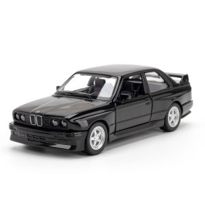 1:36 Scale BMW M3 1987 Alloy Diecast Cars Model Toy High Simulation Metal Body Doors Opened Pull Back Vehicles For Childrens Gi