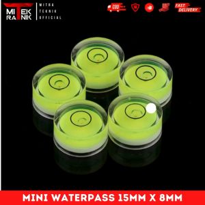 Mini Waterpass Bulat 15mm x 8mm Round Bubble Spirit Level