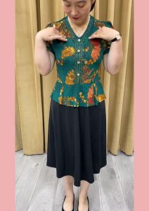Đầm trung niên SM38 thun coton co giãn 4 chiều full size từ 40-80 Kg