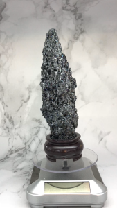 carborundum Ornaments 天然七彩矿石碳化硅矿物晶体教学标本孔雀彩矿石原石摆件