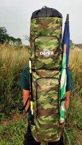 Tas Pancing Ransel Jumbo Serut Loreng Ukuran 100 Cm Muat 10-11 Joran Pancing