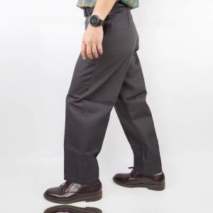 กางเกงแสล็คผ้าคอม ผ้าคอตต้อนคอม มีจีบหน้า ตรา Nicman ขากระบอกใหญ่ ใส่แนวแฟชั่น วัยรุ่นใส่ได้ผู้ใหญ่ใส่ดี