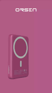 Orsen by Eloop พาวเวอร์แบงค์ไร้สาย ระบบแม่เหล็ก 2 ด้าน จ่ายไฟสูงสุด PD20W 8000mAh ไฟ LED แสดงสถานะ พกพาง่าย EW71