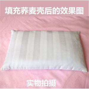 Buckwheat and Seed Pod Filling Double Layered Cotton Pillow with Zipper