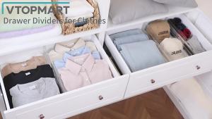 Others | Adjustable Drawer Dividers Expandable Plastic Drawer Organizer Partition Board For Clothes Underwear Cabinet Storage Separator