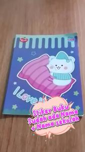 Stiker Nama Buku Pelajaran Custom Tema Muslimah Anak Sholeh Sticker Premium Matte Desain Lucu Untuk Anak - Lazada