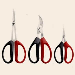 Stainless Steel Anti-Slip Garden Scissors - Fruit Picker for Grapes Strawberries - Pruning Shears for Fruit Tree Grafting Tools