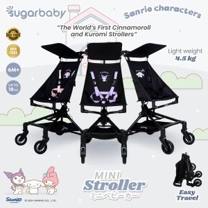 Sugarbaby Mini Stroller Sanrio Collection/Kereta Dorong Bayi Lipat/Folded Stroller/Stroller Baby Traveling/Stroller Lipat Baby