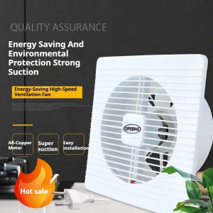 220V 4/6/7inch 110/150/180mm silence Ventilating Strong Exhaust Extractor Fan for Window Wall Bathroom Toilet Kitchen Mounted